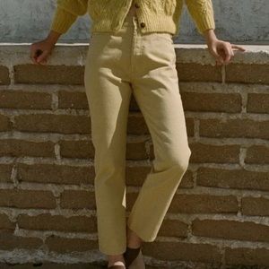 Dôen NWOT Diana Jean in Palomino/Mustard Size 32